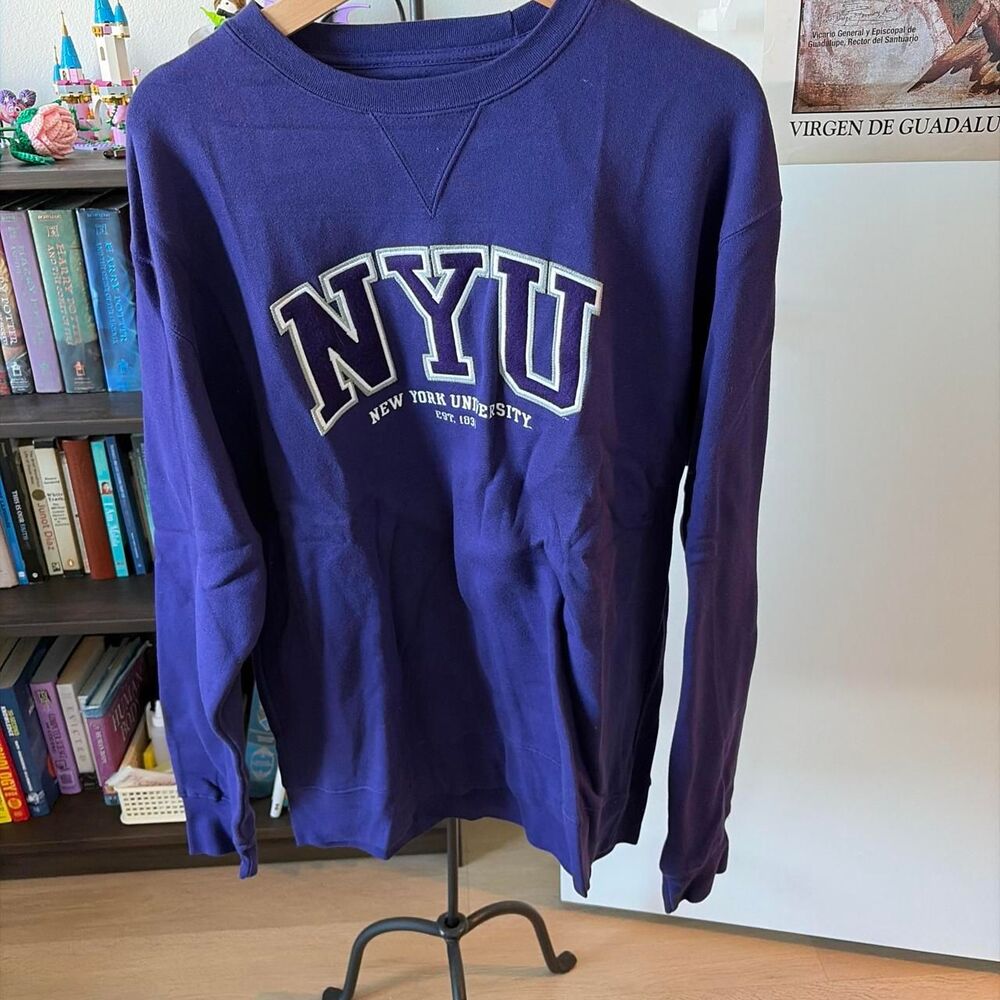 NYU Purple Collegiate Sweatshirt